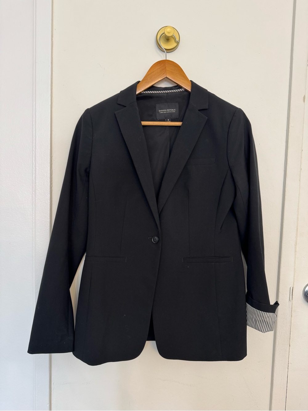 Banana Republic Black Tailored Blazer